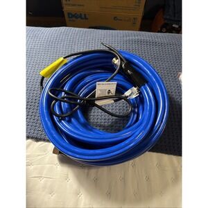 Heated Water Hose for RV,-45 ℉ 30FT Plug In Heating & Freeze Resistance Blue